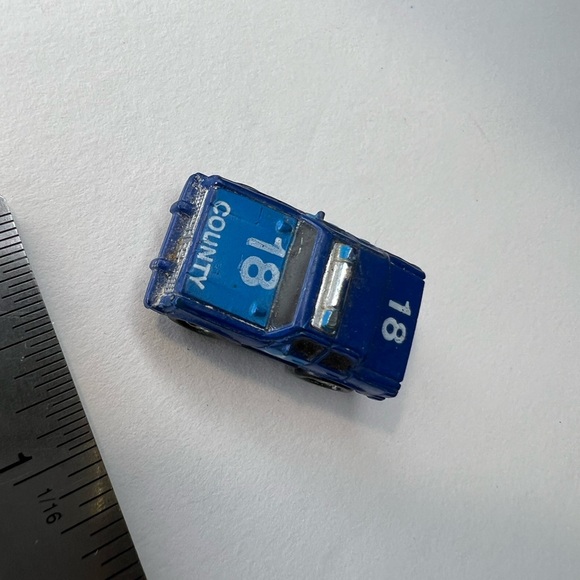 micro machines Police Car marked County number 18 - Picture 6 of 6